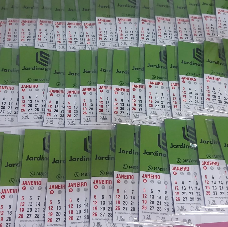 Mini Calendário Personalizado - Imperium Gráfica